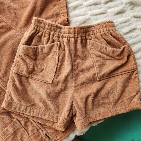 Mr. Teri California Men's Ken Tan Beige Two Piece Terry Cloth Pajama Set Vintage - Picture 2 of 7